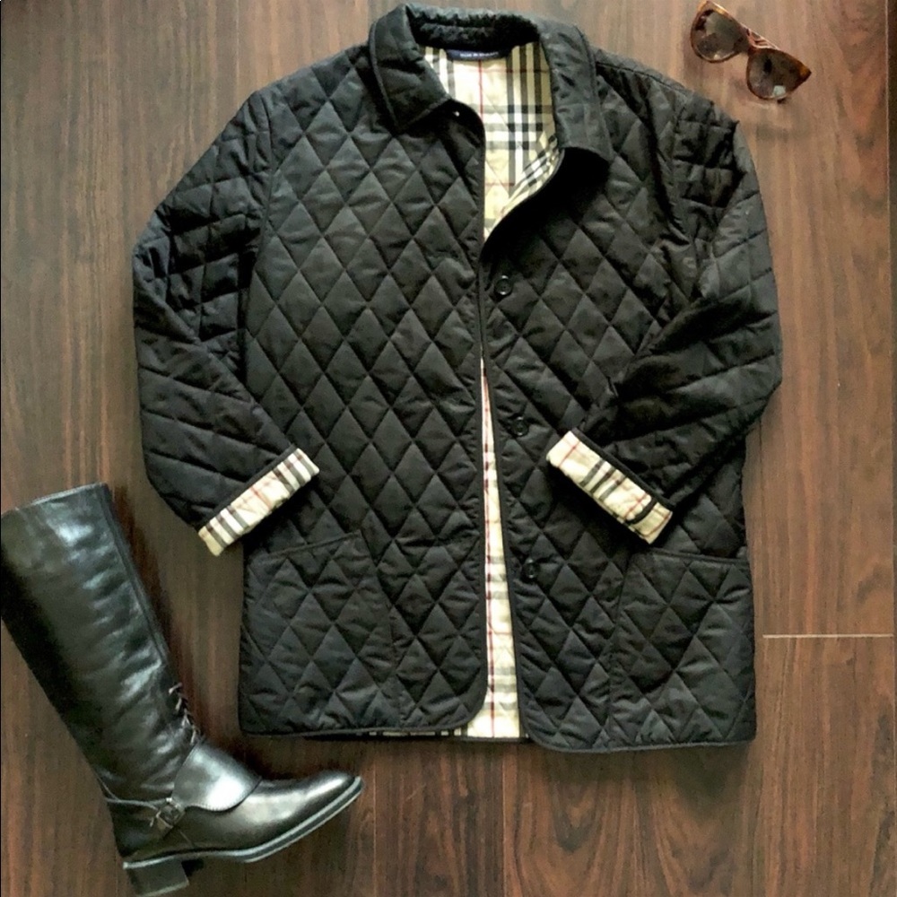 Burberry Black Quilted Jacket